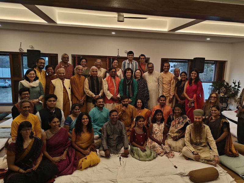 A baithak at the gurukul