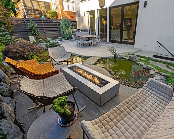 The garden, for warm evenings and quiet conversation.